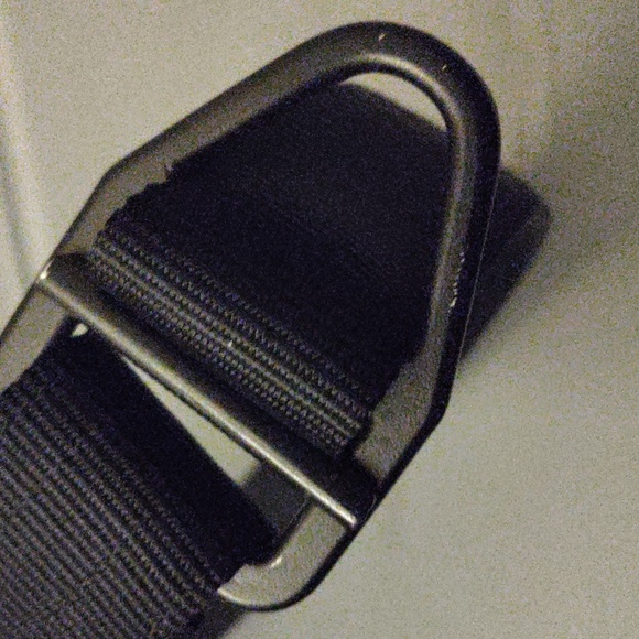 Uncle Mike's Tactical Reinforced Instructor Belt - X-Large (44-48"), Nylon With Polymer Insert, Black - View #5